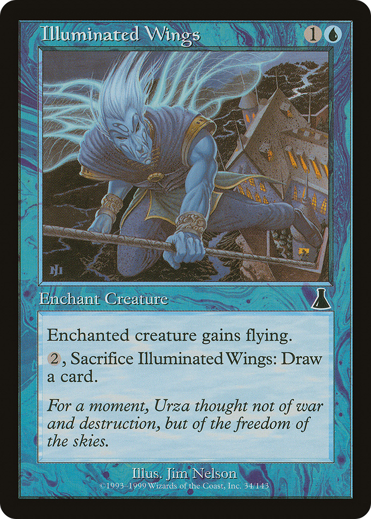 Illuminated Wings (UDS-034) - Urza's Destiny - Premium MTG Single from Wizards of the Coast - Just $0.08! Shop now at Game Crave Tournament Store