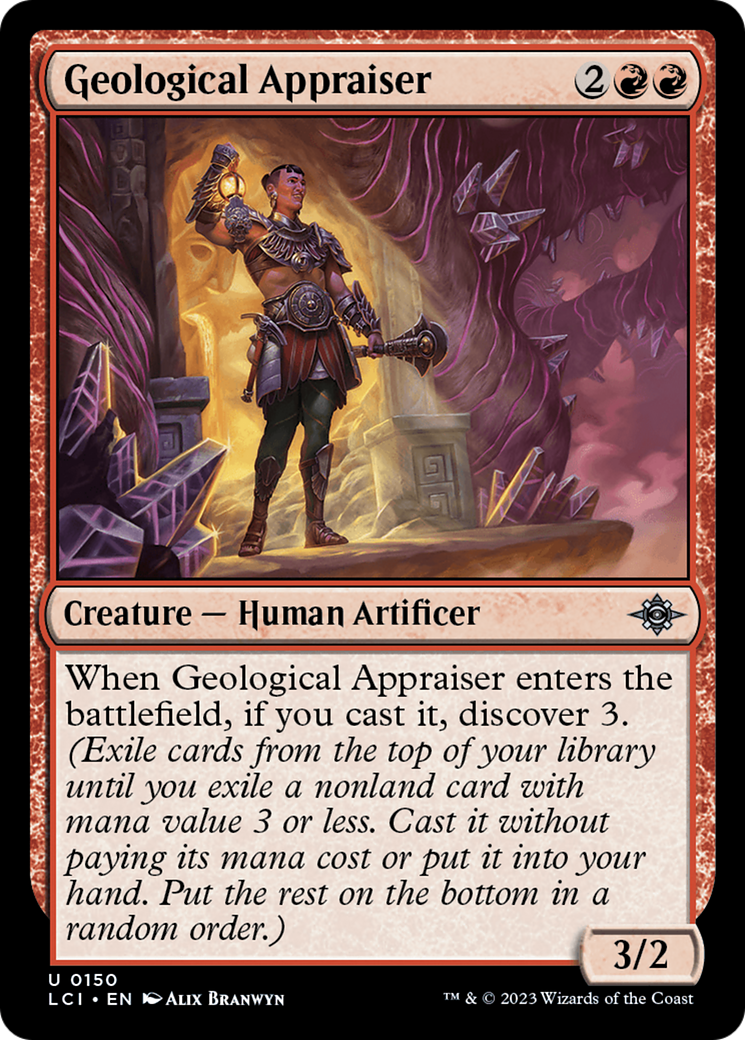 Geological Appraiser (LCI-150) - The Lost Caverns of Ixalan - Premium MTG Single from Wizards of the Coast - Just $0.08! Shop now at Game Crave Tournament Store