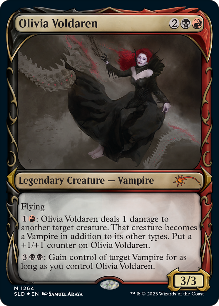 Olivia Voldaren (SLD-1264) - Secret Lair Drop: (Showcase) Foil - Premium MTG Single from Wizards of the Coast - Just $2.90! Shop now at Game Crave Tournament Store