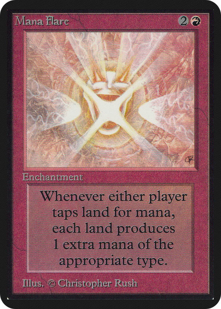 Mana Flare (LEA-162) - Limited Edition Alpha - Premium MTG Single from Wizards of the Coast - Just $0! Shop now at Game Crave Tournament Store