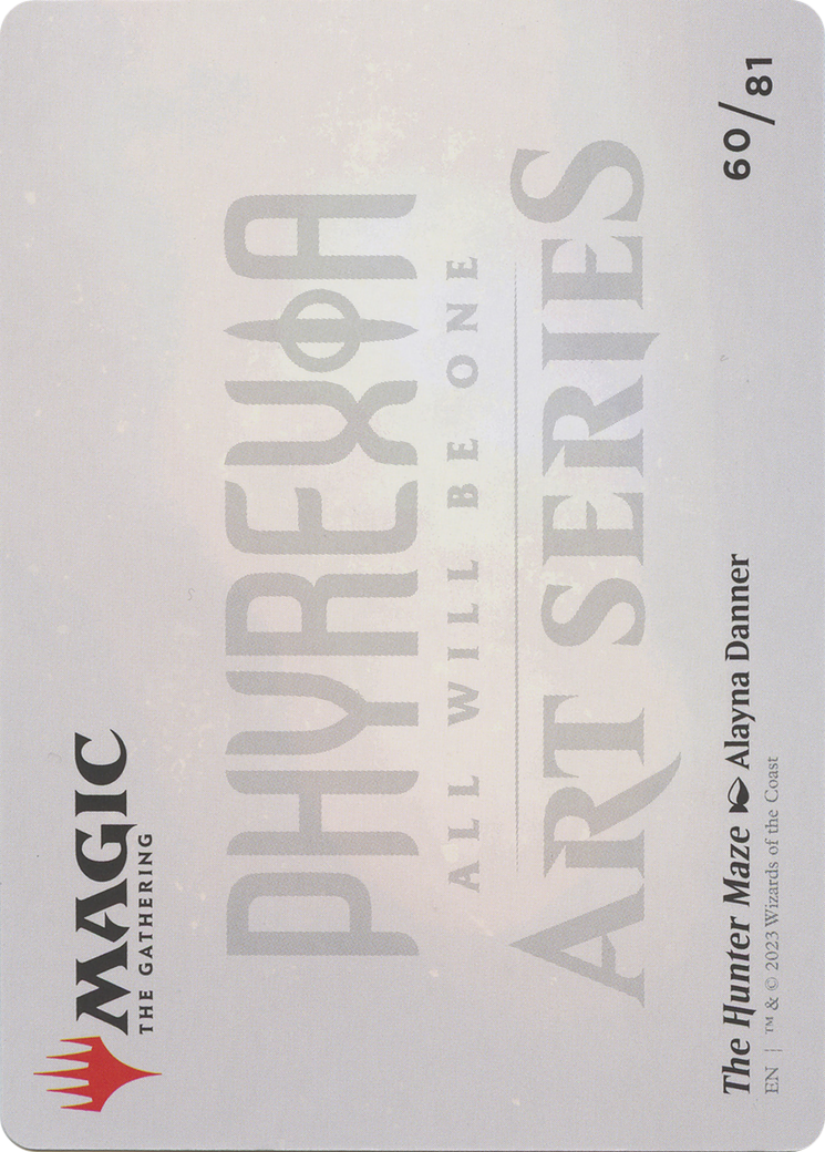 The Hunter Maze // The Hunter Maze (AONE-060) - Phyrexia: All Will Be One Art Series (Borderless) - Premium MTG Single from Wizards of the Coast - Just $0! Shop now at Game Crave Tournament Store