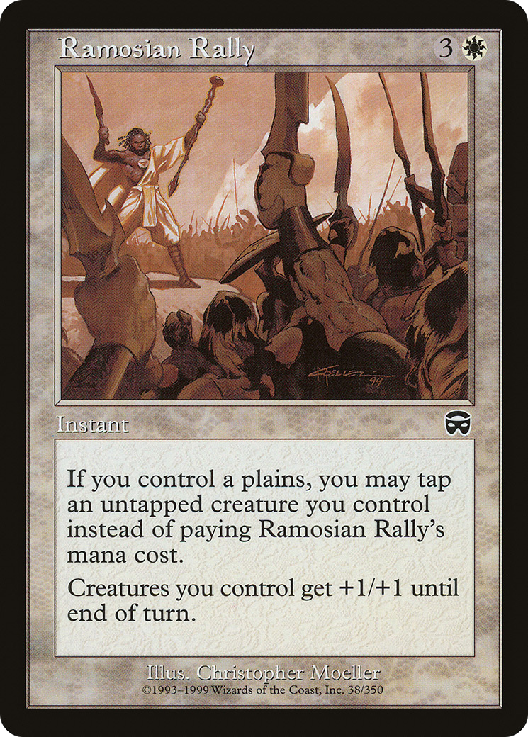 Ramosian Rally (MMQ-038) - Mercadian Masques Foil - Premium MTG Single from Wizards of the Coast - Just $0.87! Shop now at Game Crave Tournament Store