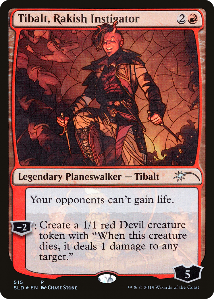 Tibalt, Rakish Instigator (SLD-515) - Secret Lair Drop Foil - Premium MTG Single from Wizards of the Coast - Just $5.88! Shop now at Game Crave Tournament Store