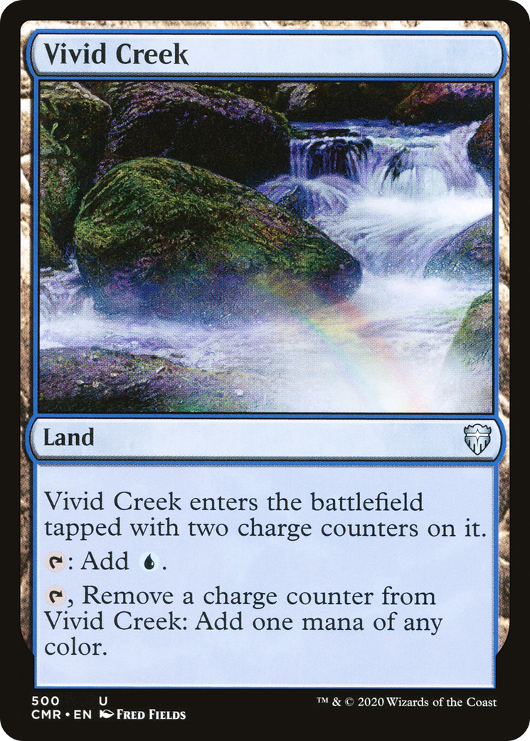 Vivid Creek (CMR-500) - Commander Legends - Premium MTG Single from Wizards of the Coast - Just $0.08! Shop now at Game Crave Tournament Store