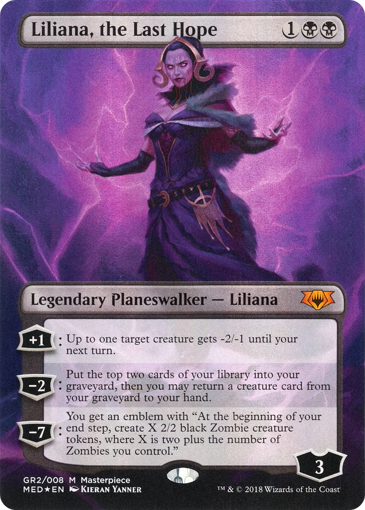 Liliana, the Last Hope (MED-GR2) - Mythic Edition (Borderless) Foil - Premium MTG Single from Wizards of the Coast - Just $4.87! Shop now at Game Crave Tournament Store