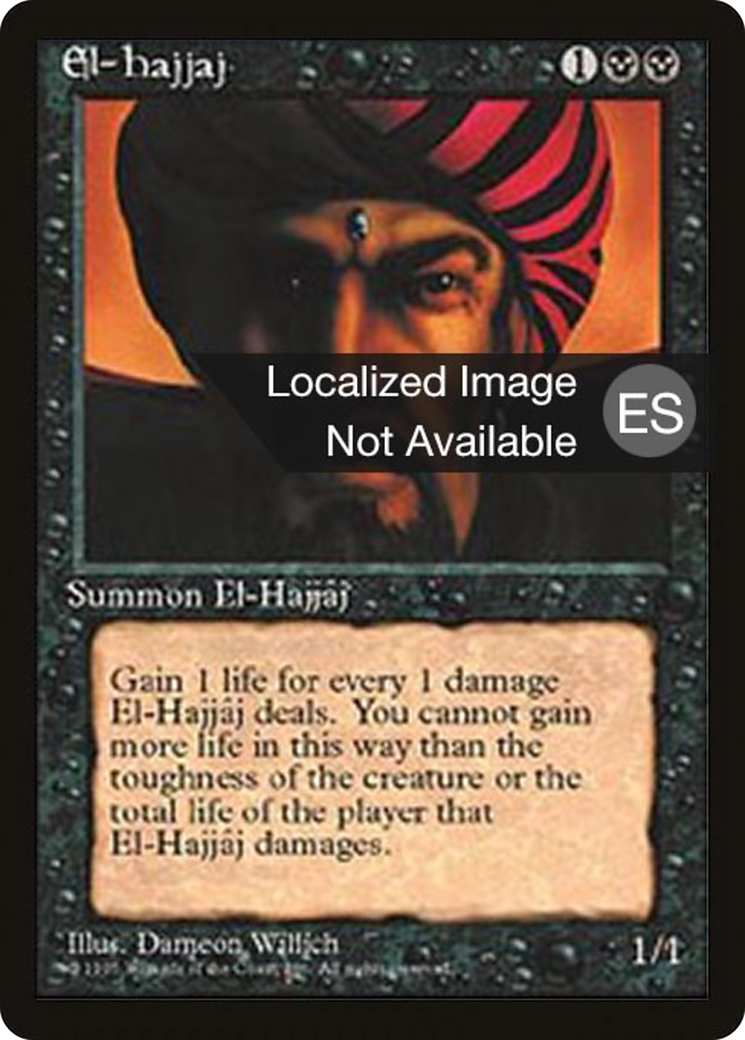 El-Hajjâj (4BB-134) - Fourth Edition Foreign Black Border - Premium MTG Single from Wizards of the Coast - Just $5.40! Shop now at Game Crave Tournament Store