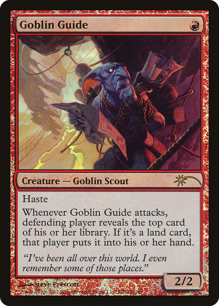 Goblin Guide (PGPX-2012A) - Grand Prix Promos Foil - Premium MTG Single from Wizards of the Coast - Just $3.50! Shop now at Game Crave Tournament Store