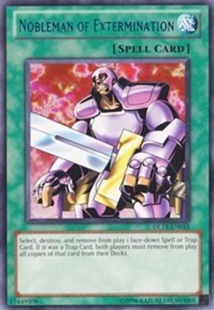 Nobleman of Extermination (Blue) (DL11-EN015) - Duelist League Promo Unlimited - Premium Yugioh Single from Konami - Just $3.99! Shop now at Game Crave Tournament Store