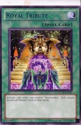 Royal Tribute (Blue) (DL11-EN017) - Duelist League Promo Unlimited - Premium Yugioh Single from Konami - Just $1.56! Shop now at Game Crave Tournament Store
