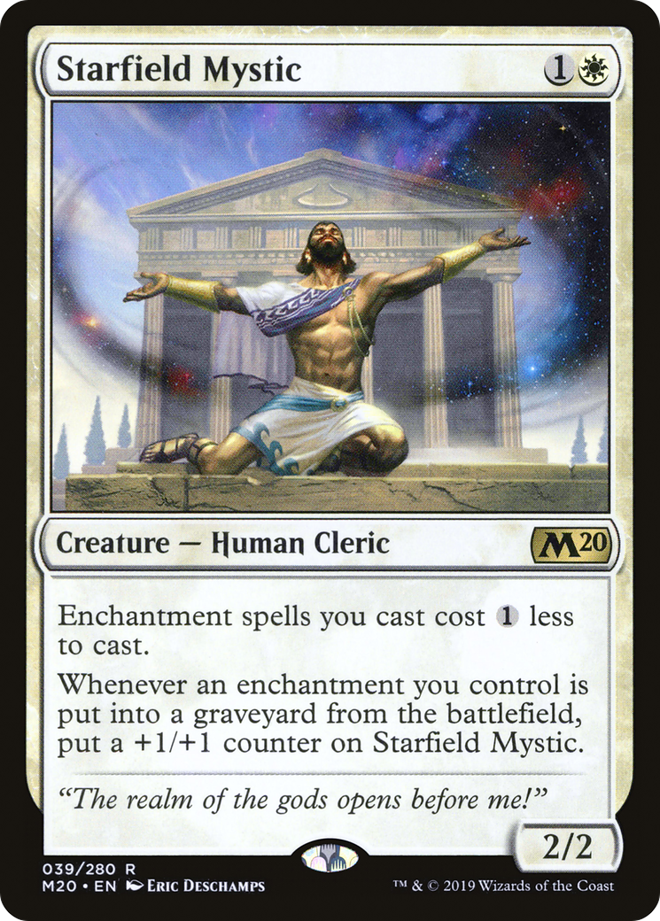 Starfield Mystic (M20-039) - Core Set 2020 - Premium MTG Single from Wizards of the Coast - Just $0.14! Shop now at Game Crave Tournament Store