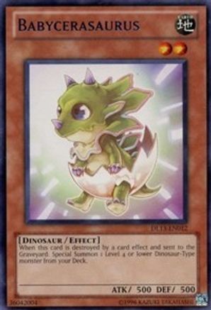 Babycerasaurus (Blue) (DL13-EN012) - Duelist League Promo Unlimited - Premium Yugioh Single from Konami - Just $3.21! Shop now at Game Crave Tournament Store
