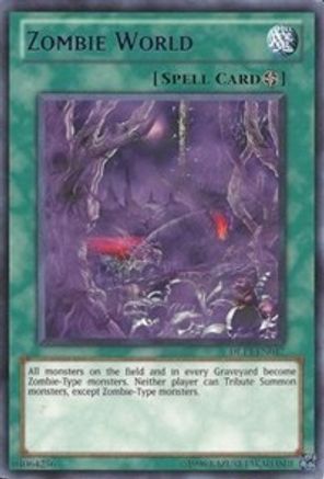 Zombie World (Blue) (DL13-EN017) - Duelist League Promo Unlimited - Premium Yugioh Single from Konami - Just $10.88! Shop now at Game Crave Tournament Store