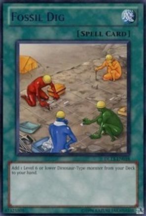 Fossil Dig (Blue) (DL13-EN018) - Duelist League Promo Unlimited - Premium Yugioh Single from Konami - Just $0.96! Shop now at Game Crave Tournament Store