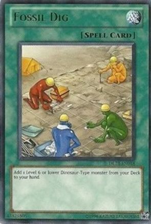 Fossil Dig (Green) (DL13-EN018) - Duelist League Promo Unlimited - Premium Yugioh Single from Konami - Just $4.79! Shop now at Game Crave Tournament Store
