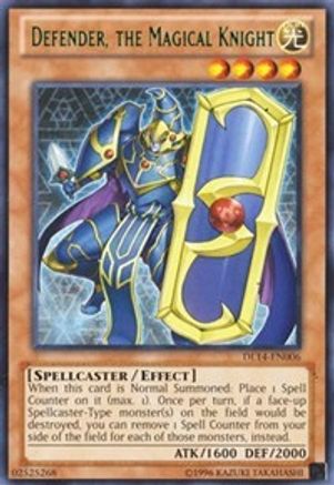 Defender, the Magical Knight (Green) (DL14-EN006) - Duelist League Promo Unlimited - Premium Yugioh Single from Konami - Just $3.47! Shop now at Game Crave Tournament Store