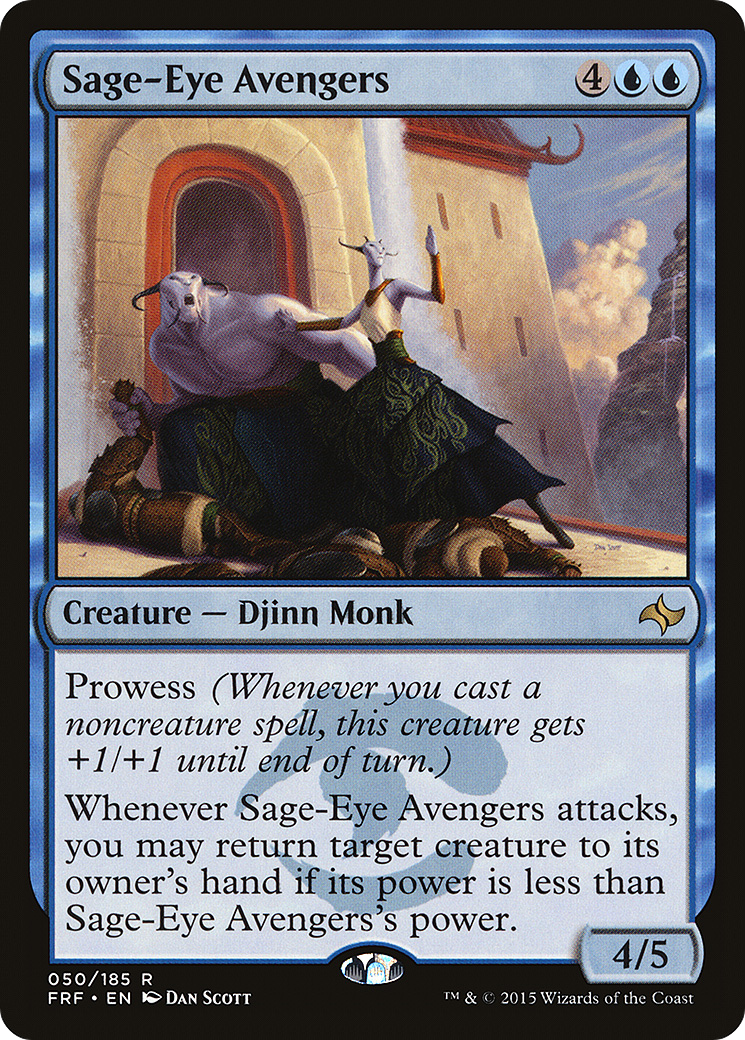 Sage-Eye Avengers (FRF-050) - Fate Reforged Foil - Premium MTG Single from Wizards of the Coast - Just $0.08! Shop now at Game Crave Tournament Store