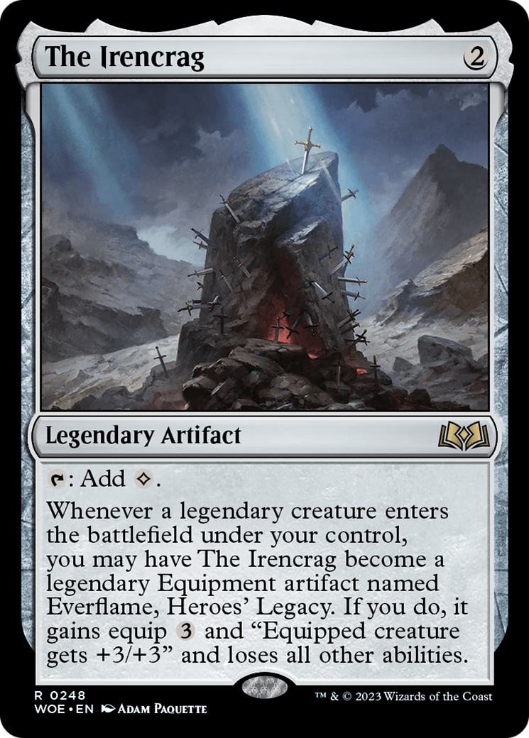 The Irencrag (WOE-248) - Wilds of Eldraine - Premium MTG Single from Wizards of the Coast - Just $0.09! Shop now at Game Crave Tournament Store