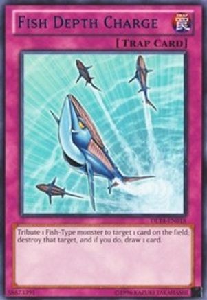 Fish Depth Charge (Blue) (DL14-EN018) - Duelist League Promo Unlimited - Premium Yugioh Single from Konami - Just $4.18! Shop now at Game Crave Tournament Store