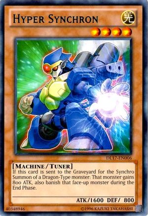 Hyper Synchron (Blue) (DL17-EN006) - Duelist League Promo Unlimited - Premium Yugioh Single from Konami - Just $1.15! Shop now at Game Crave Tournament Store