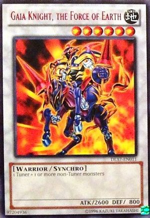 Gaia Knight, the Force of Earth (Red) (DL17-EN011) - Duelist League Promo Unlimited - Premium Yugioh Single from Konami - Just $6.90! Shop now at Game Crave Tournament Store