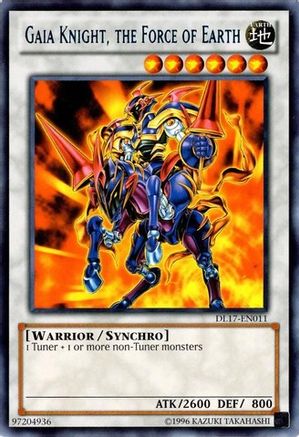 Gaia Knight, the Force of Earth (Blue) (DL17-EN011) - Duelist League Promo Unlimited - Premium Yugioh Single from Konami - Just $2.40! Shop now at Game Crave Tournament Store