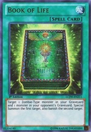 Book of Life (Green) (DL17-EN014) - Duelist League Promo Unlimited - Premium Yugioh Single from Konami - Just $3.10! Shop now at Game Crave Tournament Store