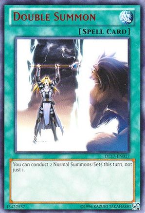 Double Summon (Red) (DL17-EN017) - Duelist League Promo Unlimited - Premium Yugioh Single from Konami - Just $2.39! Shop now at Game Crave Tournament Store