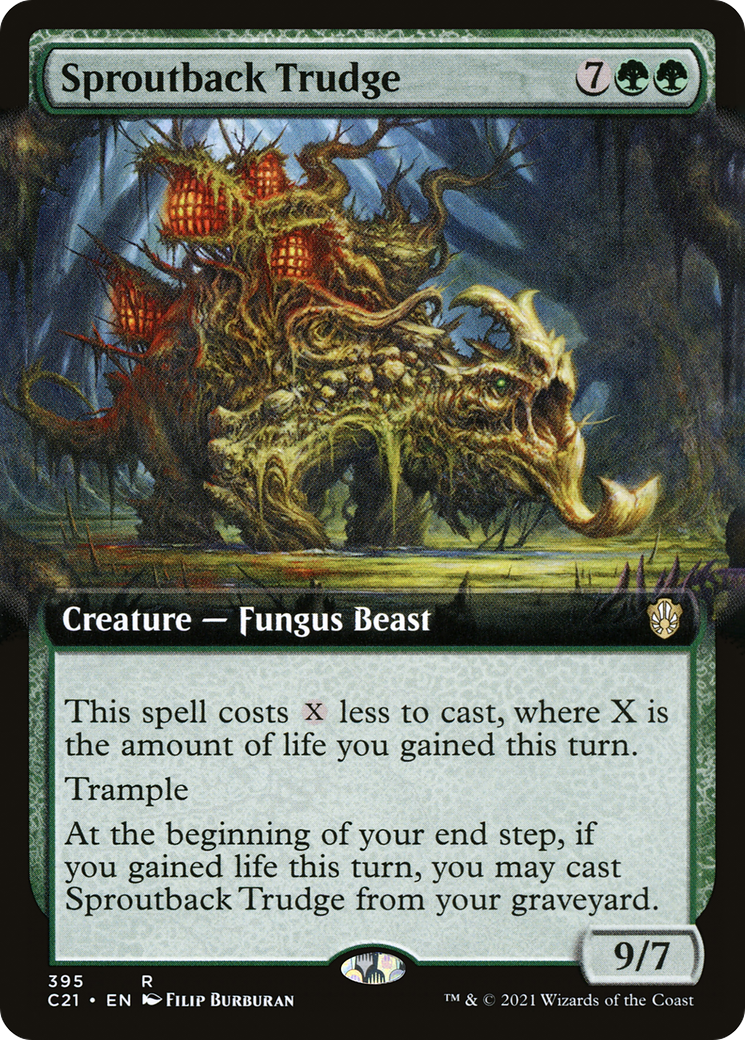 Sproutback Trudge (C21-395) - Commander 2021: (Extended Art) - Premium MTG Single from Wizards of the Coast - Just $0.26! Shop now at Game Crave Tournament Store
