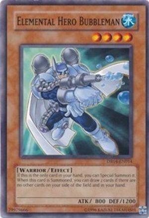 Elemental Hero Bubbleman (DR04-EN014) - Dark Revelation Volume 4 Unlimited - Premium Yugioh Single from Konami - Just $0.62! Shop now at Game Crave Tournament Store