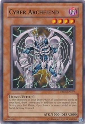 Cyber Archfiend (DR04-EN019) - Dark Revelation Volume 4 Unlimited - Premium Yugioh Single from Konami - Just $1.38! Shop now at Game Crave Tournament Store