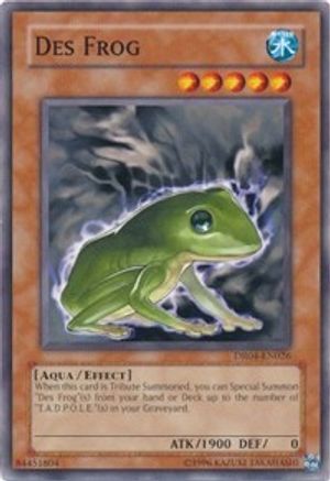 Des Frog (DR04-EN026) - Dark Revelation Volume 4 Unlimited - Premium Yugioh Single from Konami - Just $6.03! Shop now at Game Crave Tournament Store