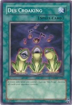 Des Croaking (DR04-EN042) - Dark Revelation Volume 4 Unlimited - Premium Yugioh Single from Konami - Just $1.54! Shop now at Game Crave Tournament Store