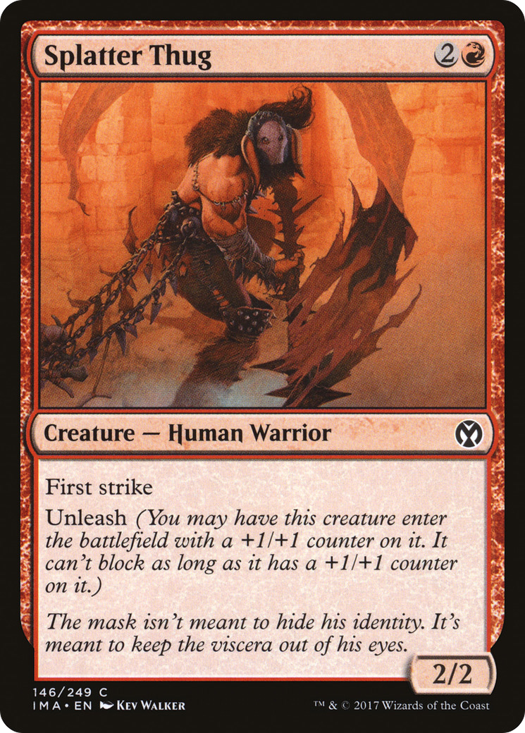 Splatter Thug (IMA-146) - Iconic Masters Foil - Premium MTG Single from Wizards of the Coast - Just $0.08! Shop now at Game Crave Tournament Store