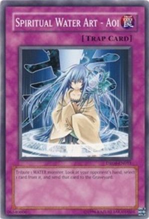 Spiritual Water Art - Aoi (DR04-EN051) - Dark Revelation Volume 4 Unlimited - Premium Yugioh Single from Konami - Just $0.75! Shop now at Game Crave Tournament Store