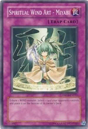 Spiritual Wind Art - Miyabi (DR04-EN053) - Dark Revelation Volume 4 Unlimited - Premium Yugioh Single from Konami - Just $0.25! Shop now at Game Crave Tournament Store