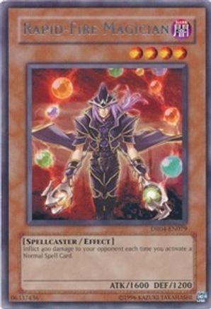Rapid-Fire Magician (DR04-EN079) - Dark Revelation Volume 4 Unlimited - Premium Yugioh Single from Konami - Just $48! Shop now at Game Crave Tournament Store