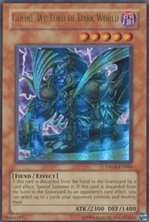 Goldd, Wu-Lord of Dark World (DR04-EN084) - Dark Revelation Volume 4 Unlimited - Premium Yugioh Single from Konami - Just $13.31! Shop now at Game Crave Tournament Store