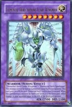 Elemental Hero Shining Flare Wingman (DR04-EN096) - Dark Revelation Volume 4 Unlimited - Premium Yugioh Single from Konami - Just $39.90! Shop now at Game Crave Tournament Store