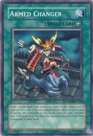 Armed Changer (DR04-EN105) - Dark Revelation Volume 4 Unlimited - Premium Yugioh Single from Konami - Just $0.25! Shop now at Game Crave Tournament Store