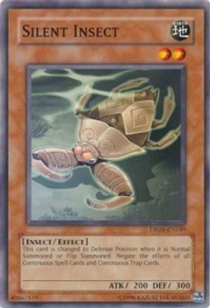 Silent Insect (DR04-EN140) - Dark Revelation Volume 4 Unlimited - Premium Yugioh Single from Konami - Just $0.74! Shop now at Game Crave Tournament Store