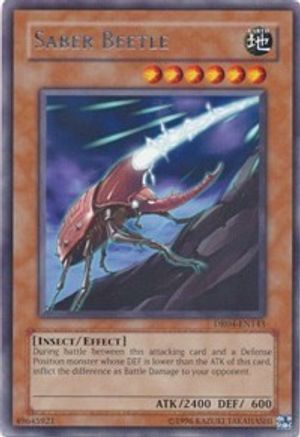 Saber Beetle (DR04-EN143) - Dark Revelation Volume 4 Unlimited - Premium Yugioh Single from Konami - Just $9.68! Shop now at Game Crave Tournament Store
