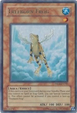 Treeborn Frog (DR04-EN145) - Dark Revelation Volume 4 Unlimited - Premium Yugioh Single from Konami - Just $72! Shop now at Game Crave Tournament Store