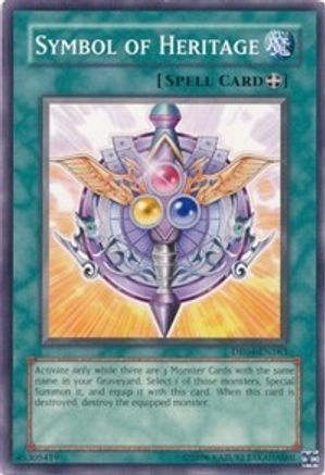 Symbol of Heritage (DR04-EN163) - Dark Revelation Volume 4 Unlimited - Premium Yugioh Single from Konami - Just $0.54! Shop now at Game Crave Tournament Store