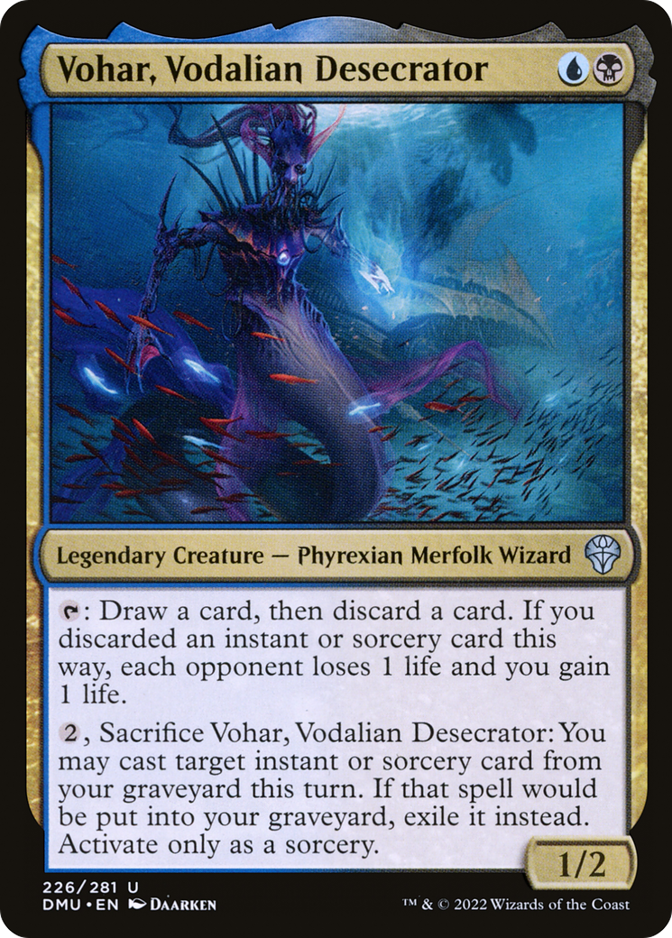 Vohar, Vodalian Desecrator (DMU-226) - Dominaria United - Premium MTG Single from Wizards of the Coast - Just $0.08! Shop now at Game Crave Tournament Store