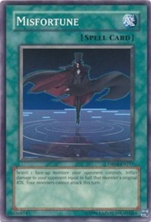 Misfortune (DR04-EN217) - Dark Revelation Volume 4 Unlimited - Premium Yugioh Single from Konami - Just $0.68! Shop now at Game Crave Tournament Store