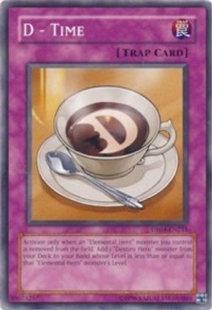 D - Time (DR04-EN233) - Dark Revelation Volume 4 Unlimited - Premium Yugioh Single from Konami - Just $0.26! Shop now at Game Crave Tournament Store