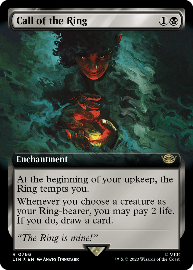Call of the Ring (LTR-766) - The Lord of the Rings: Tales of Middle-earth: (Extended Art) Foil - Premium MTG Single from Wizards of the Coast - Just $1.14! Shop now at Game Crave Tournament Store