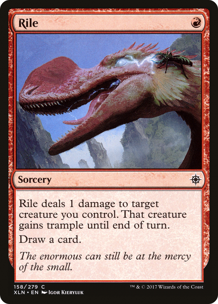 Rile (XLN-158) - Ixalan - Premium MTG Single from Wizards of the Coast - Just $0.08! Shop now at Game Crave Tournament Store