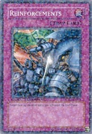 Reinforcements (DT01-EN049) - Duel Terminal 1 Limited - Premium Yugioh Single from Konami - Just $1.23! Shop now at Game Crave Tournament Store