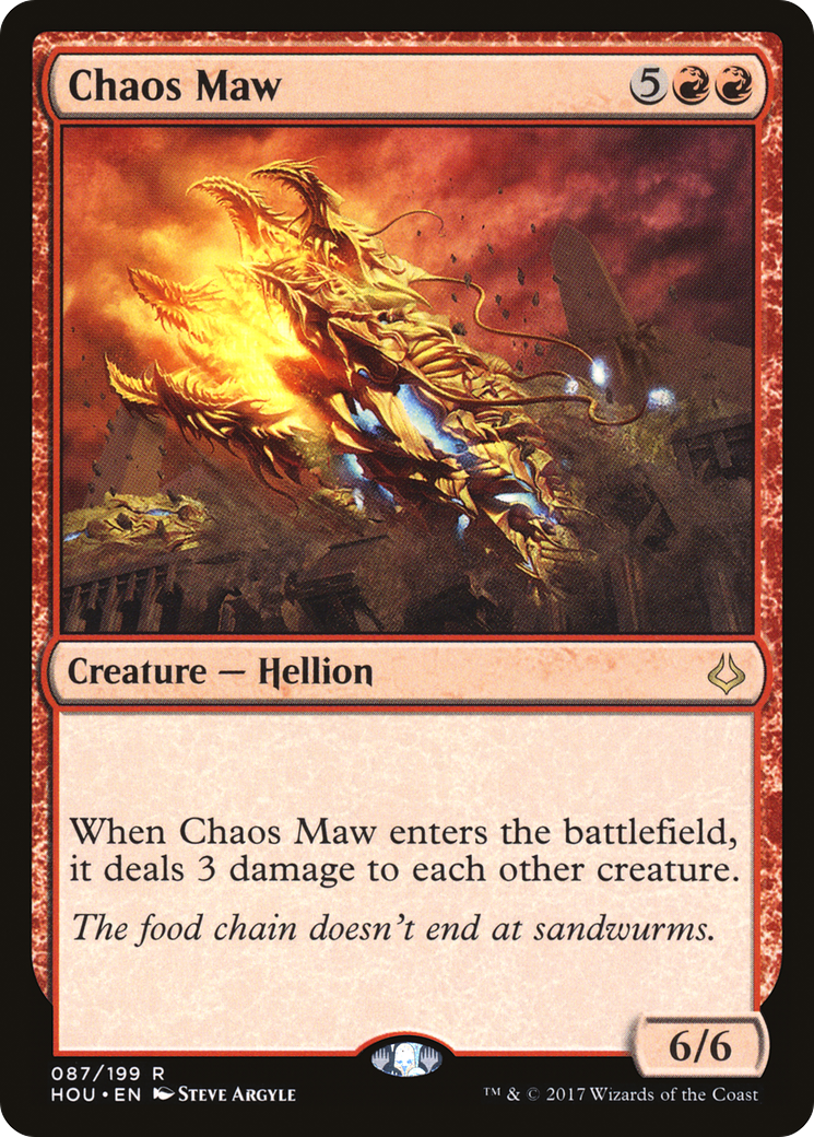 Chaos Maw (HOU-087) - Hour of Devastation - Premium MTG Single from Wizards of the Coast - Just $0.08! Shop now at Game Crave Tournament Store